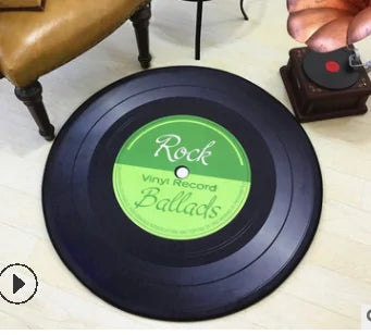 Funky Old School Vinyl Rug - Retro